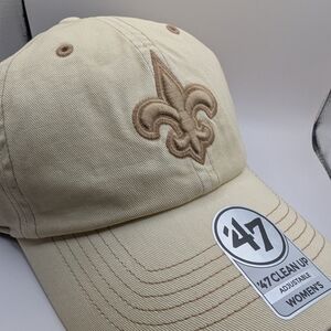 New! '47 Women's Adjustable Cap with Fleur-de-lis Saints